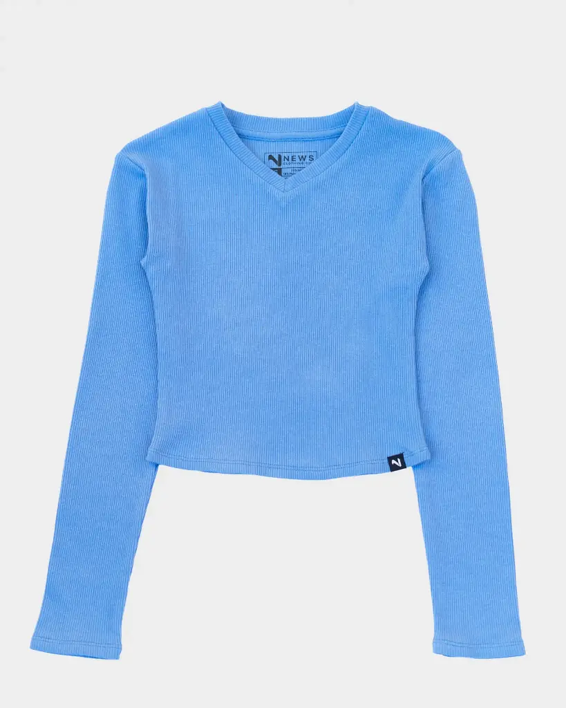 Tight Tee Long Sleeve V-Neck