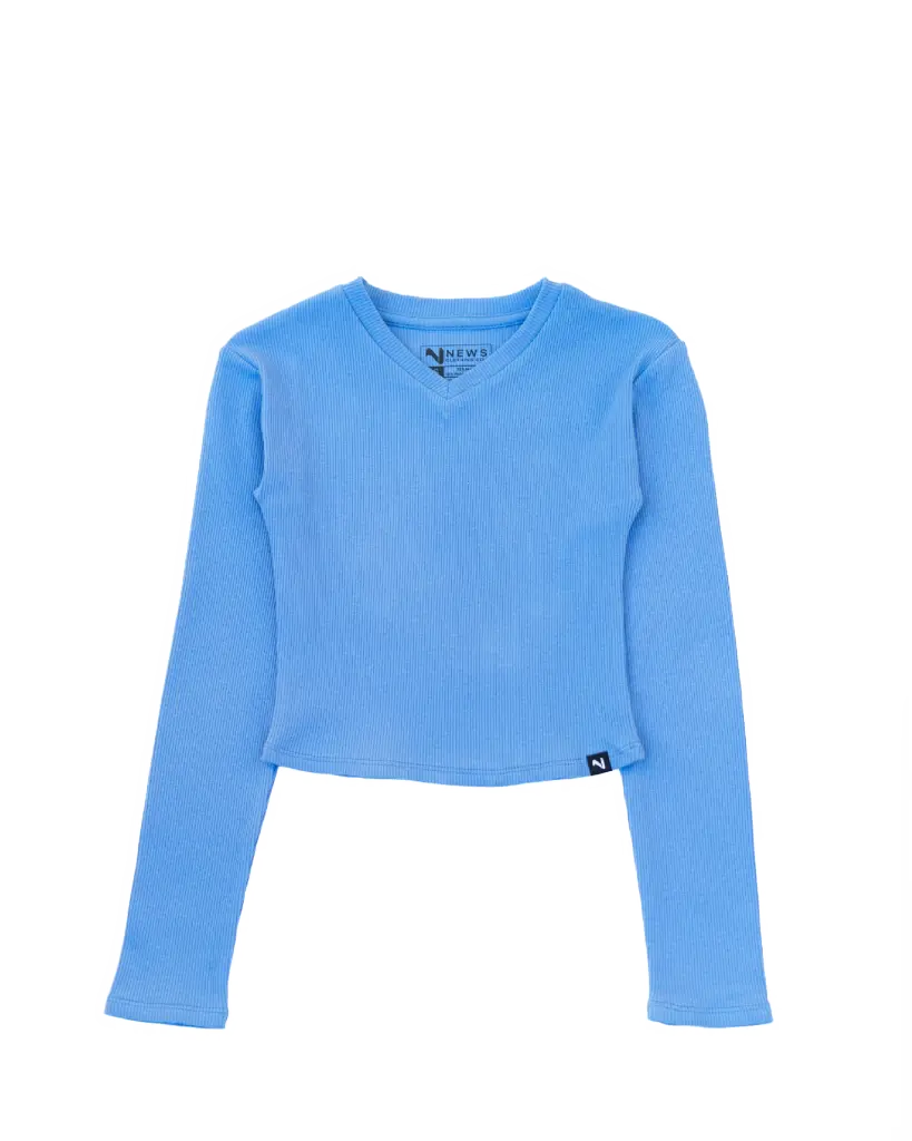 Tight Tee Long Sleeve V-Neck