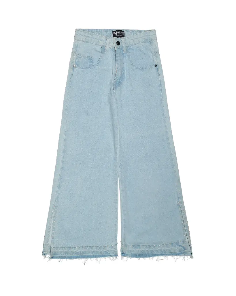 Denim Pants Pearls